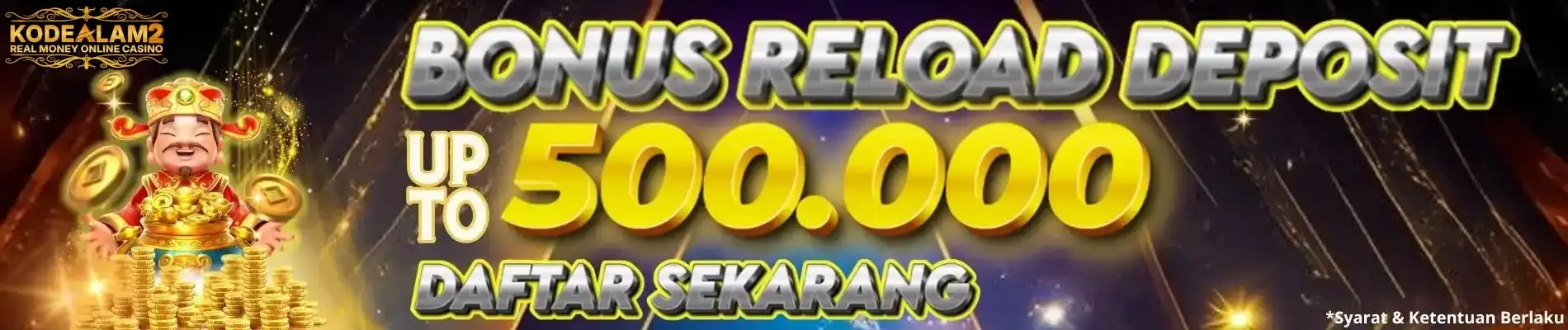 BONUS RELOAD DEPOSIT